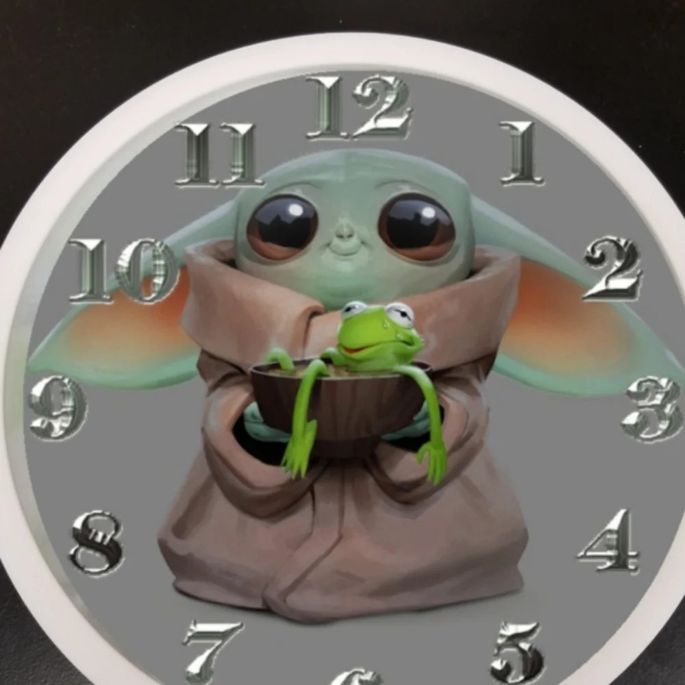 Baby yoda turns kermit the frog into hot soup